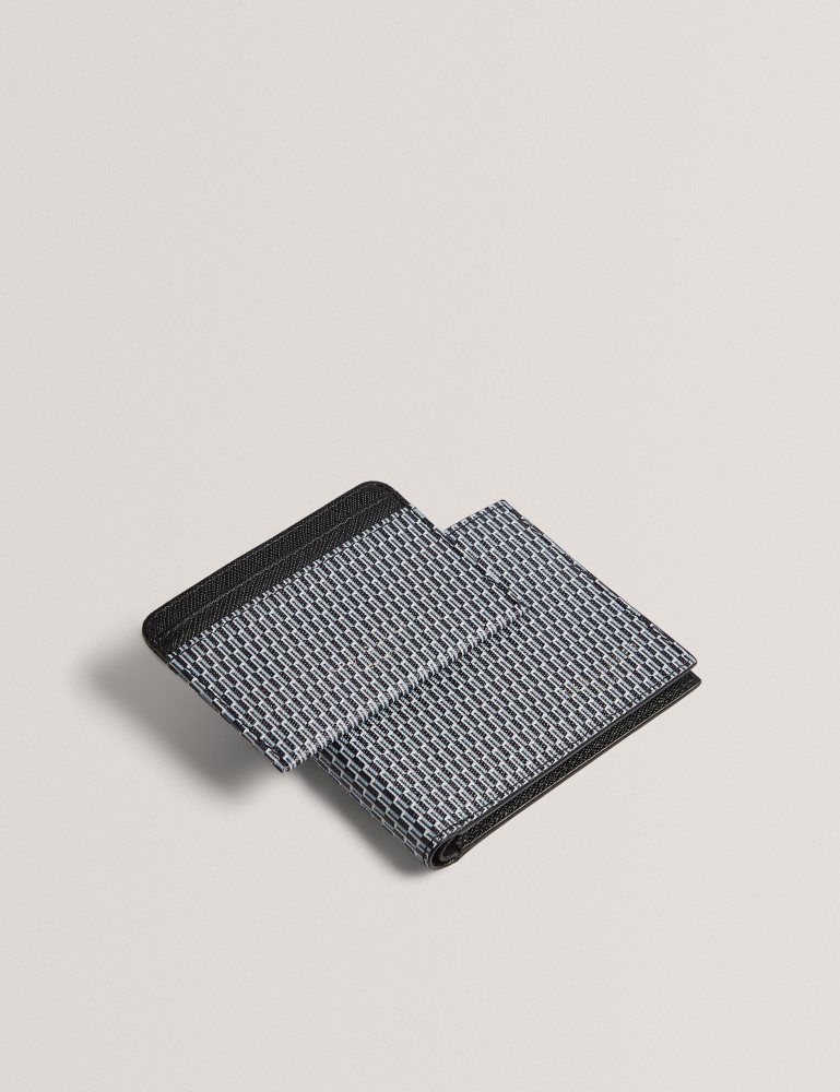 Ted Baker Beccket - Printed Wallet And Cardholder Set Noir | 918365-AOH