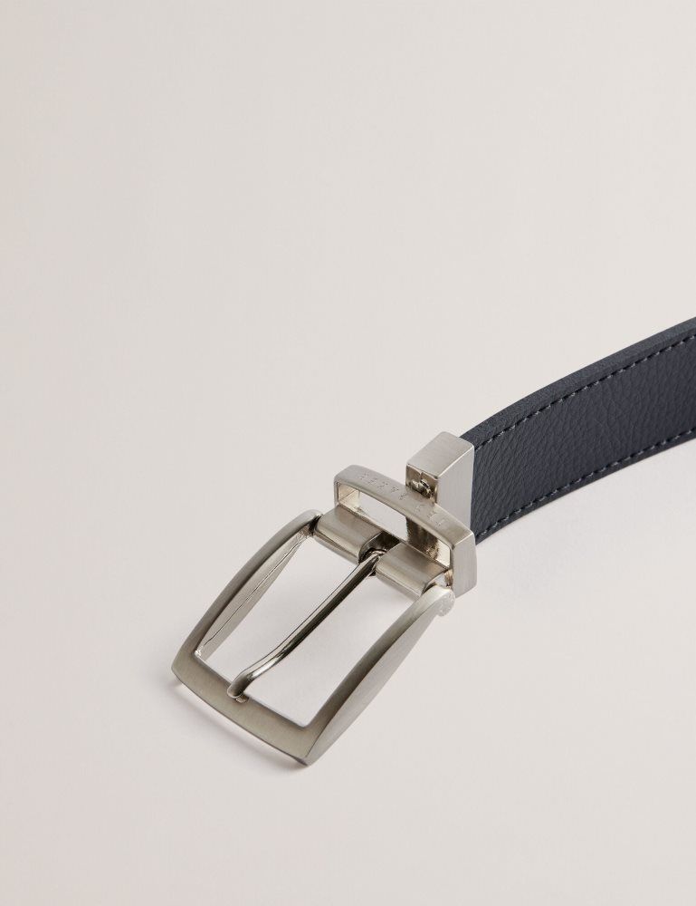 Ted Baker Breemer - Reversible Leather Belt Noir | 703986-JIZ