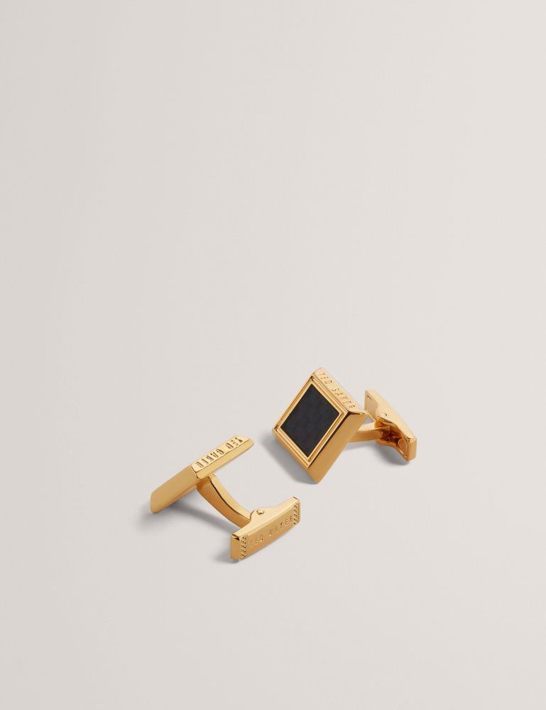 Ted Baker Carder - Carbon Cufflinks Doré | 019247-GOU
