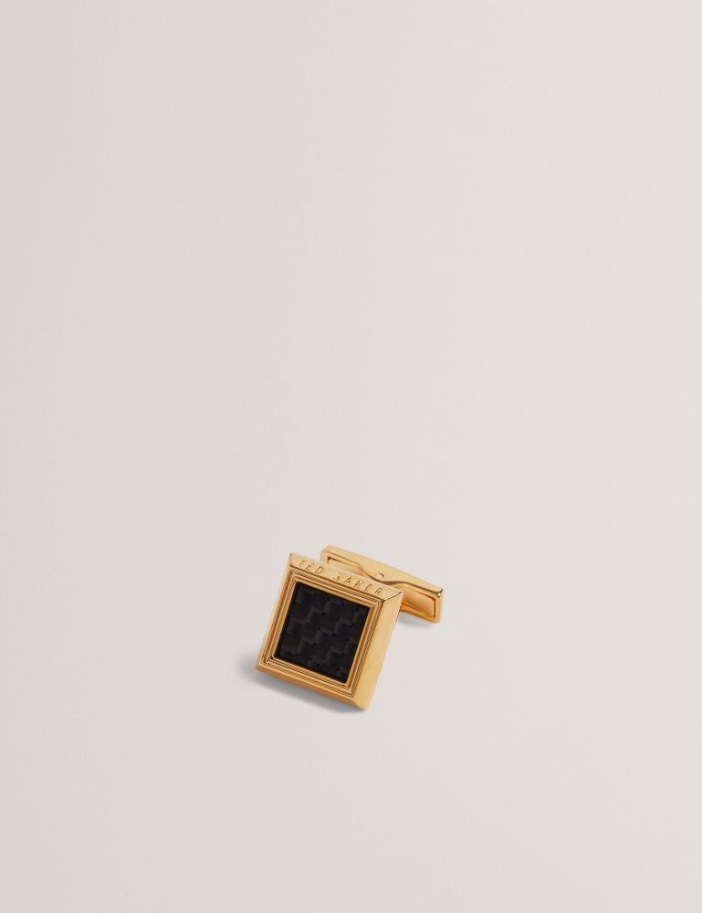Ted Baker Carder - Carbon Cufflinks Doré | 019247-GOU