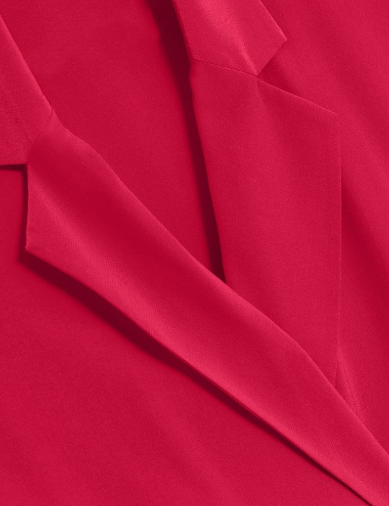 Ted Baker Carloe - Silk Short Sleeve Blazer Fushia | 649582-QPZ