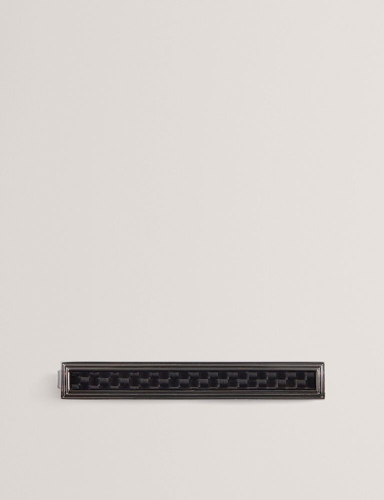 Ted Baker Carmont - Carbon Cufflink And Tie Clip Set Argent | 406913-UIS