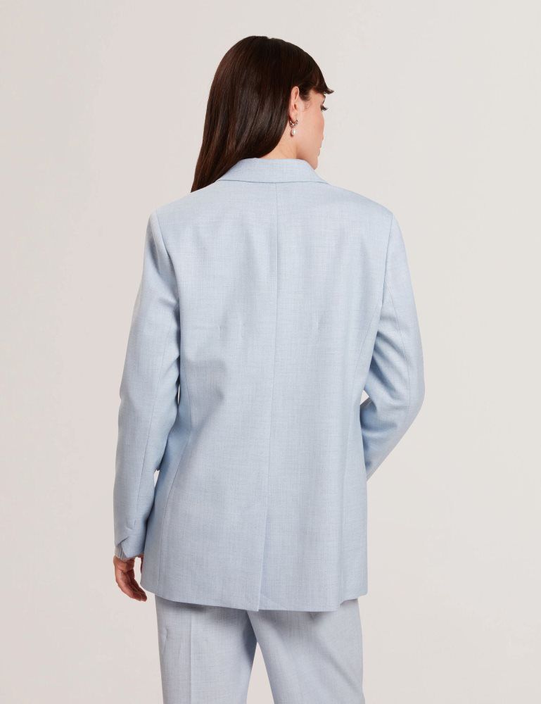 Ted Baker Carni - Relaxed Tailored Single Breasted Blazer Bleu | 582906-YGX
