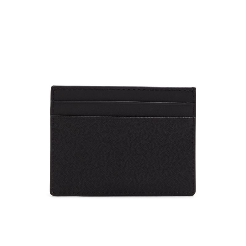 Ted Baker Cavendish - Caviar Leather Slim Card Holder Noir | 475980-DFC