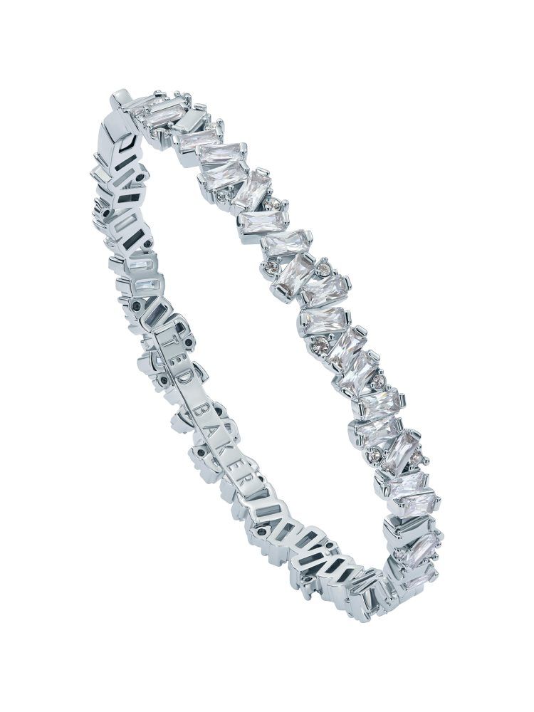 Ted Baker Clarina - Crystal Cluster Bangle Argent | 527140-EFQ
