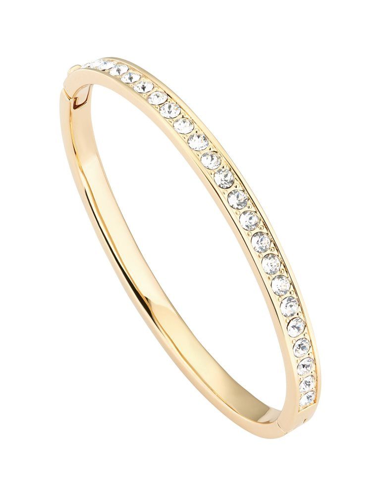 Ted Baker Clemara - Crystal Hinge Bangle Bracelet Doré | 176582-BOU