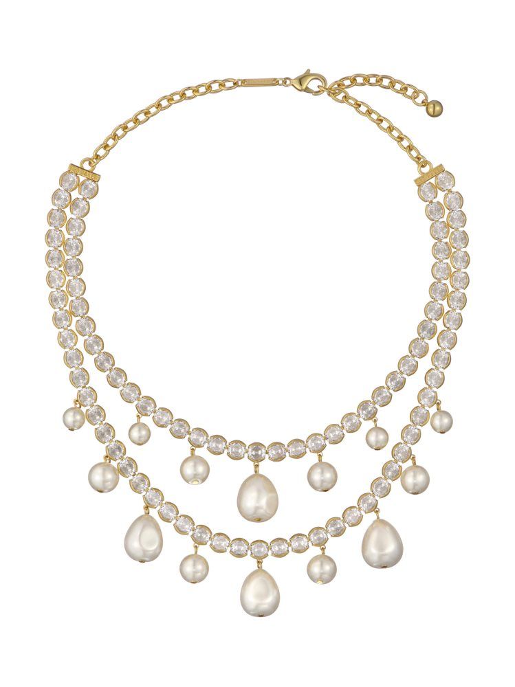 Ted Baker Divinaa - Pearl & Crystal Statement Necklace Doré | 271965-TFE