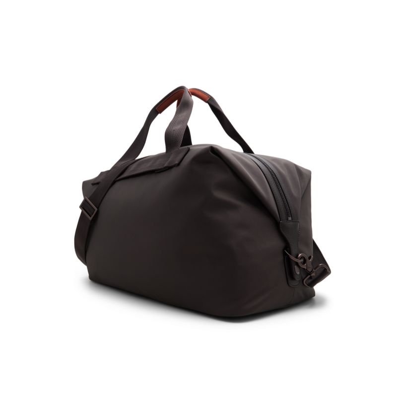 Ted Baker Ender - Nylon Leather Trim Holdall Bag Marron | 769032-WBL
