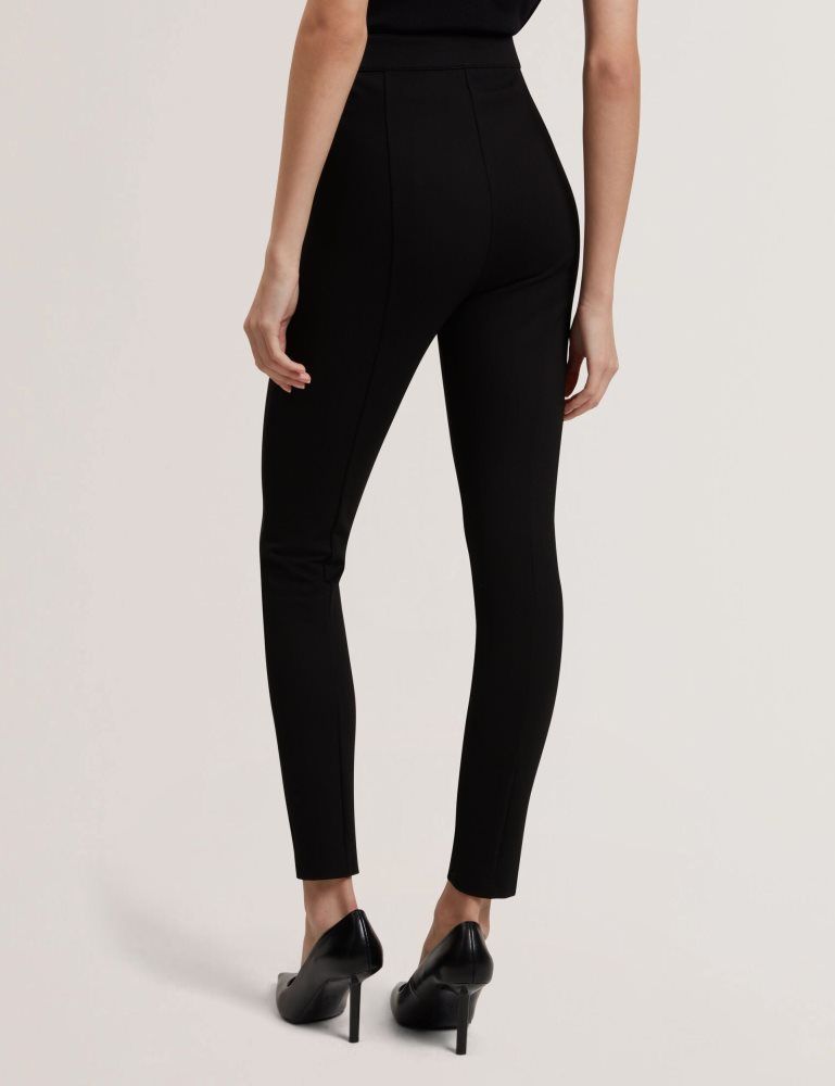 Ted Baker Felinda - Fly Front Stretchy Trouser Leggings Noir | 897206-DAW