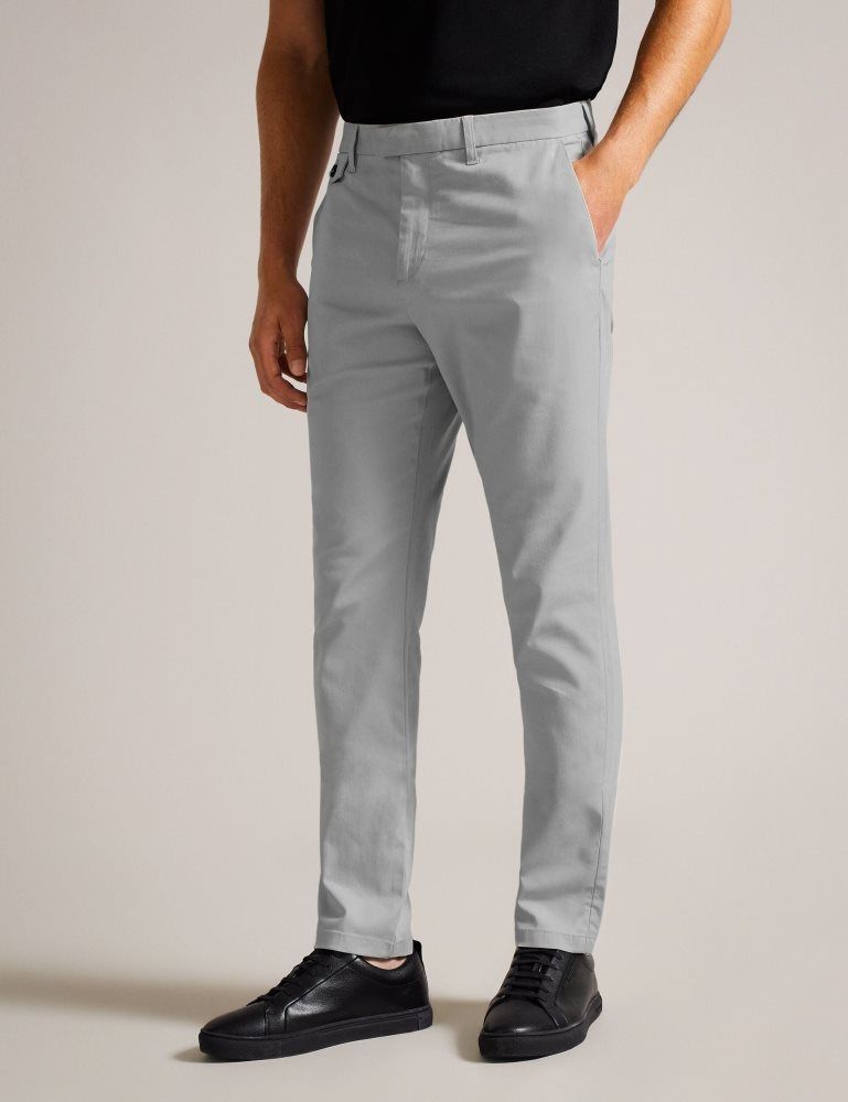 Ted Baker Haydae - Slim Fit Chino Grise | 529670-DYT