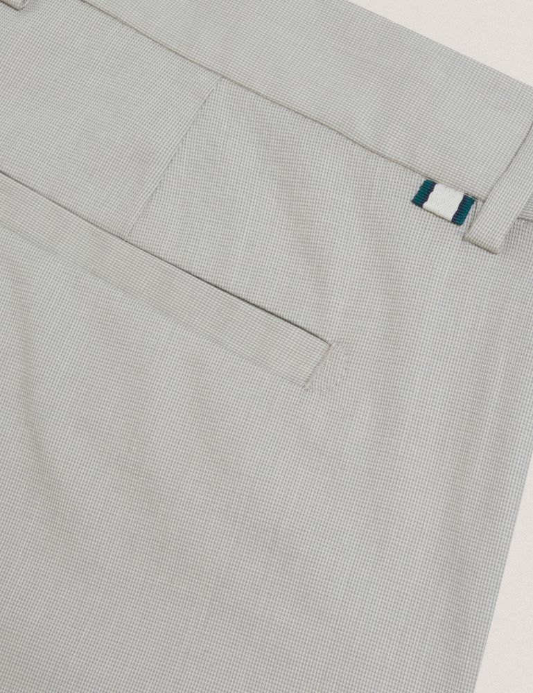 Ted Baker Jackus - Regular Fit Cotton Blend Chino Trousers Grise | 241983-OTW