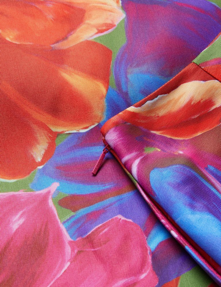 Ted Baker Joralee - Printed Wrap Midi Skirt Multicolore | 910624-KOE