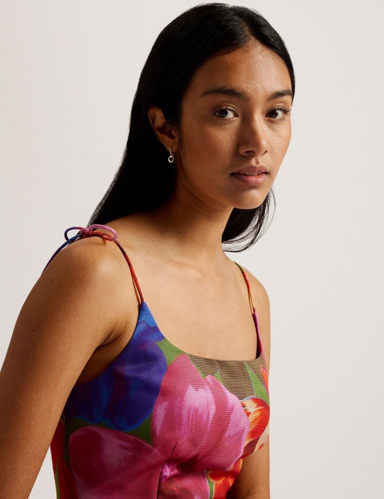 Ted Baker Jyneen - Printed Fitted Bodice Mini Dress Multicolore | 812704-GBX