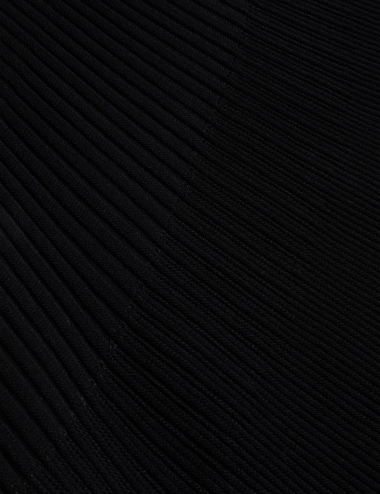 Ted Baker Layynii - Sheer Detail Engineered Knit Top Noir | 394261-SVW