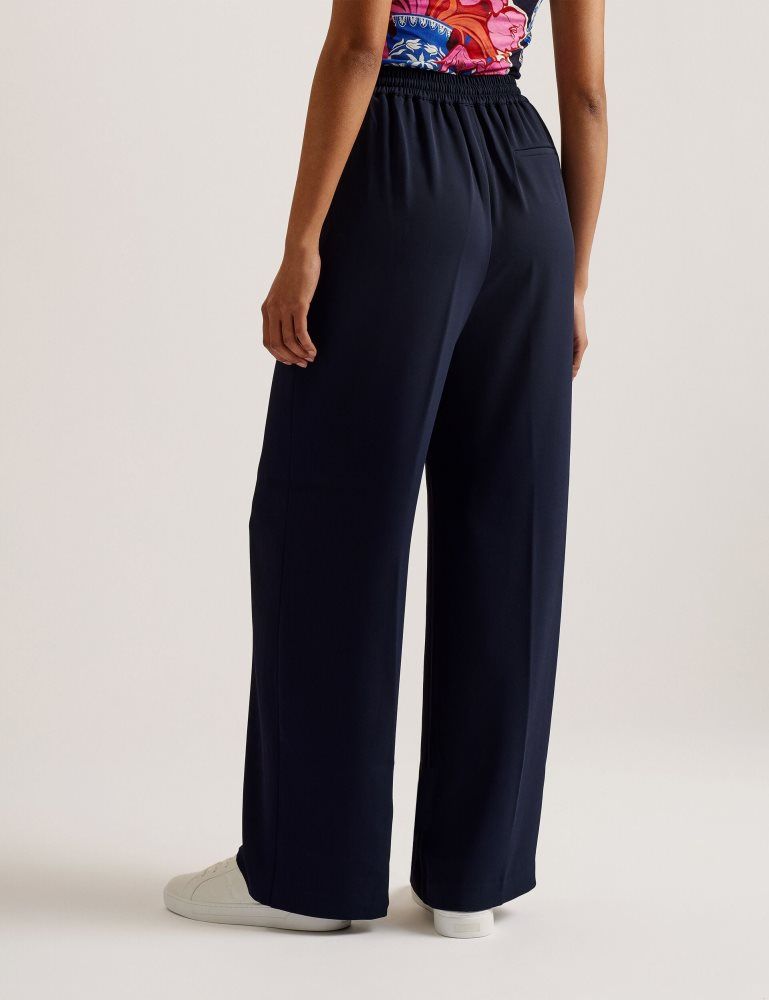 Ted Baker Liliaah - Wide Leg Tailored Joggers Bleu Marine | 943207-AFX