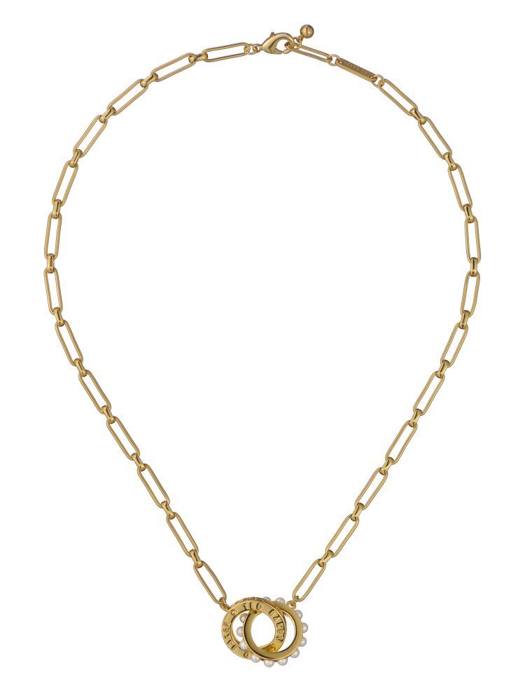 Ted Baker Lola - Double Logo Link Necklace Doré | 802163-WMP