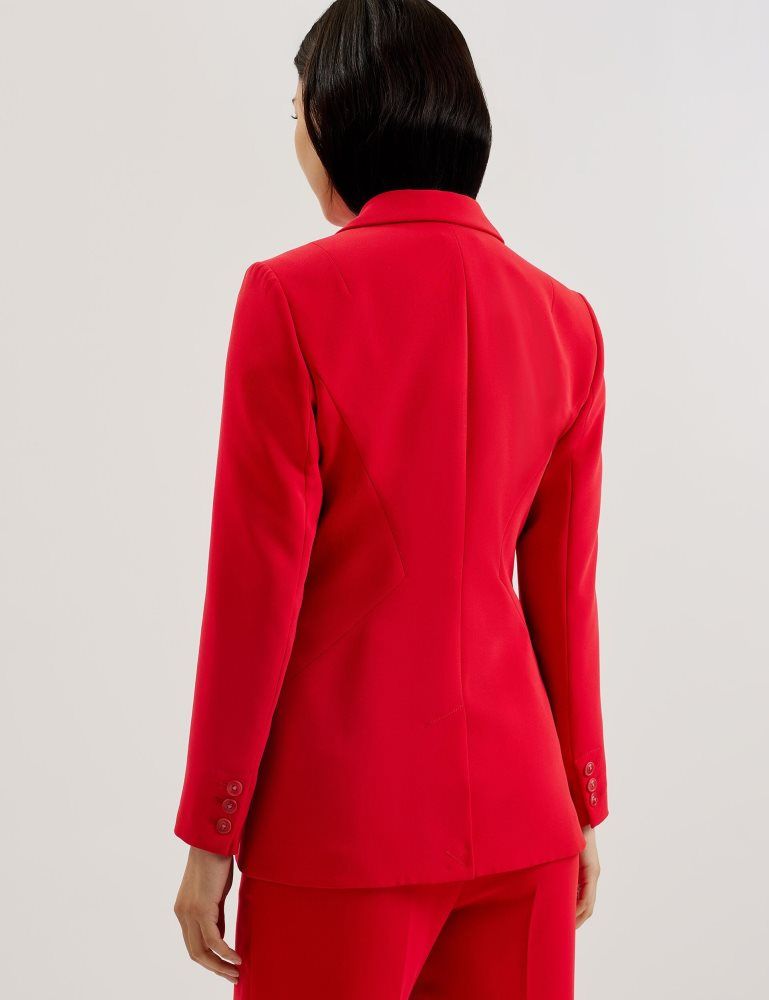 Ted Baker Manabl - Slim Fit Single Breasted Tailored Blazer Rouge | 129736-TKJ