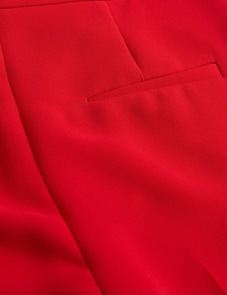 Ted Baker Manattl - Tapered High Waisted Tailored Trousers Rouge | 309546-GKH