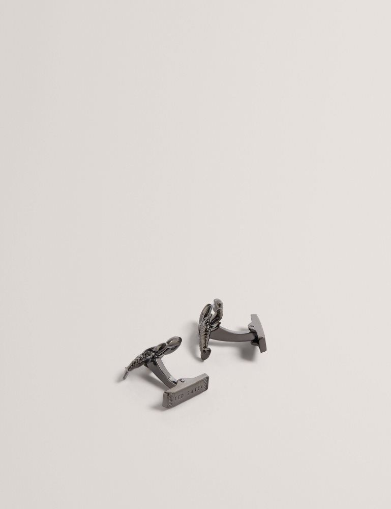 Ted Baker Mariine - Lobster Cufflink And Lapel Pin Set Gunmet-col | 458631-AYP