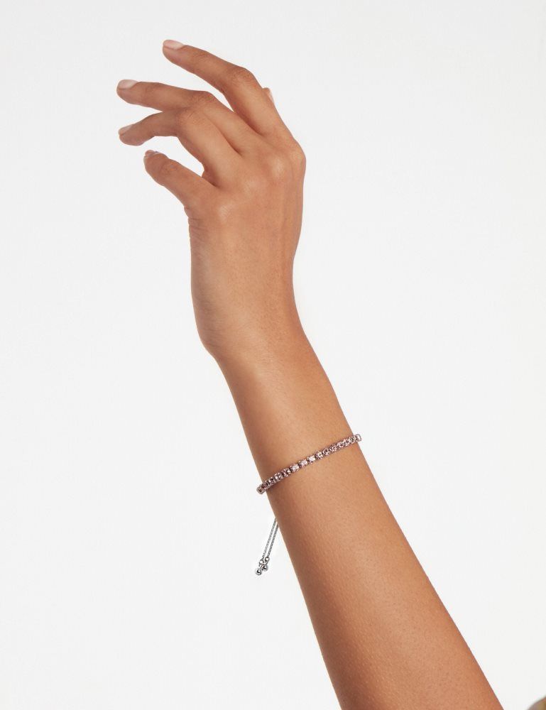 Ted Baker Melrah - Crystal Adjustable Tennis Bracelet Argent | 257140-PTU