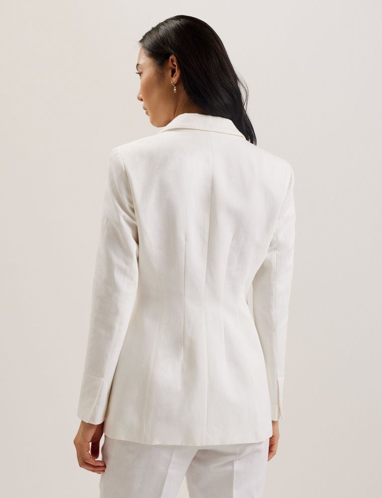 Ted Baker Musub - Tailored Jacket With Faux Pockets Blanche | 621753-LPU