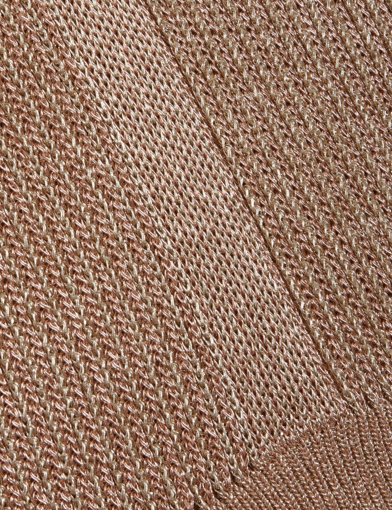 Ted Baker Myylie - Metallic Knit V-neck Tank Top Doré | 543872-ZPC
