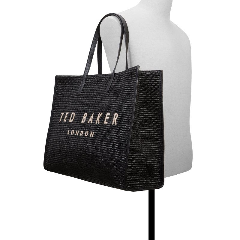 Ted Baker Palmer - Large Icon Tote Noir | 310726-YOF