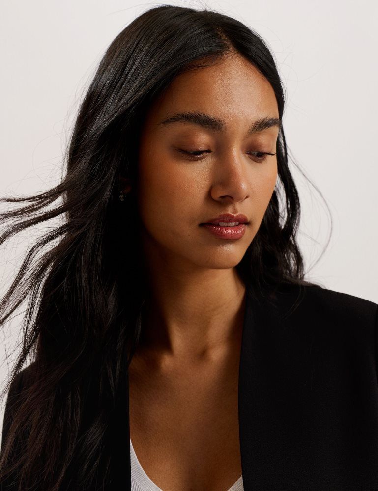 Ted Baker Popsy - 3/4 Sleeve Crop Jacket Noir | 461205-KCL
