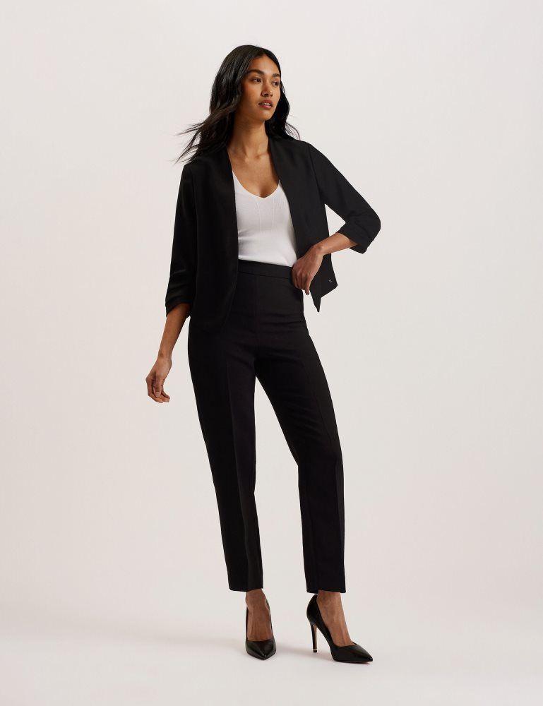 Ted Baker Popsy - 3/4 Sleeve Crop Jacket Noir | 461205-KCL
