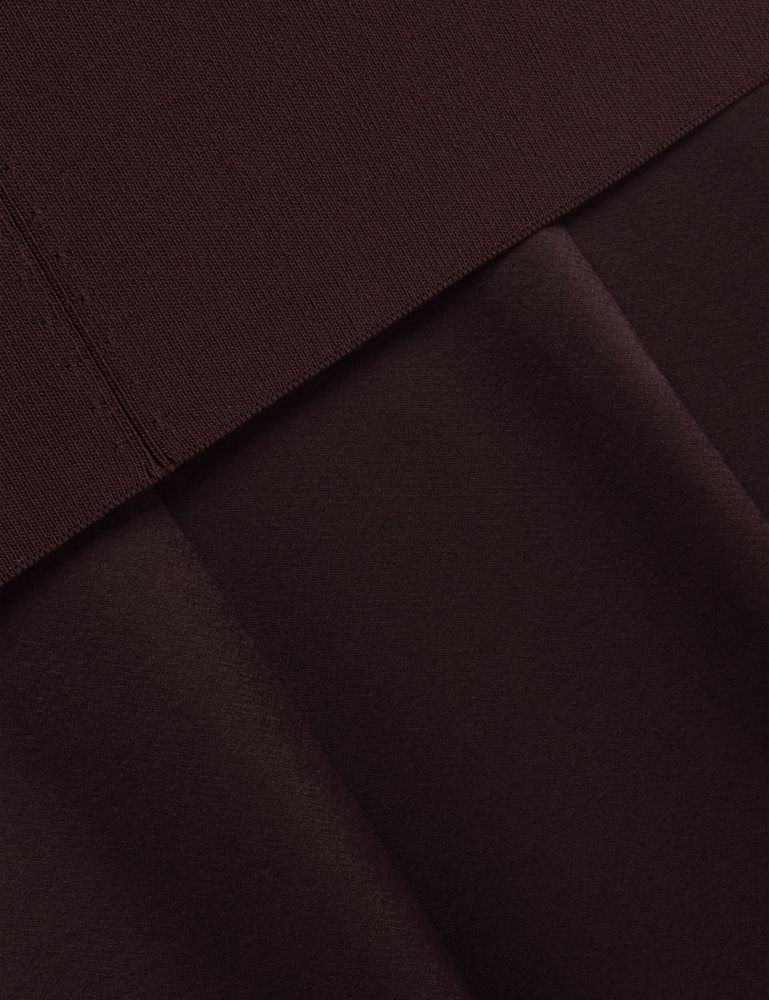 Ted Baker Rayyna - Wide Leg Satin Jumpsuit With Knitted Tank Marron | 856270-ERD