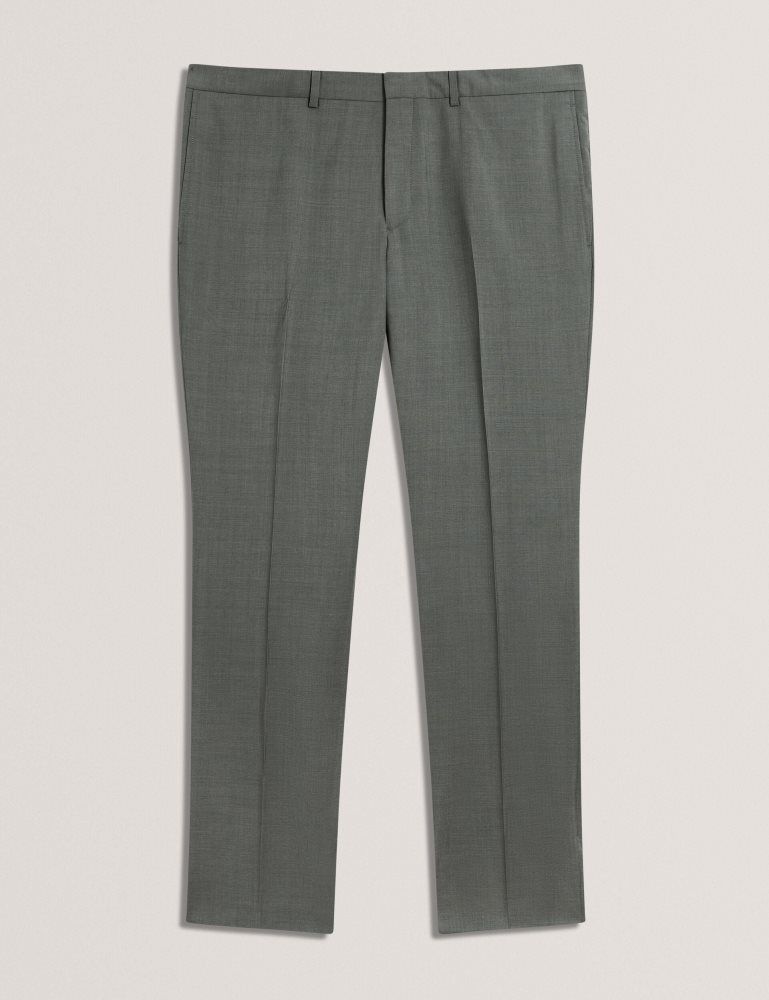 Ted Baker Rogerlys - Slim Fit Sage Green Wool Suit Pants Vert | 973016-EWI