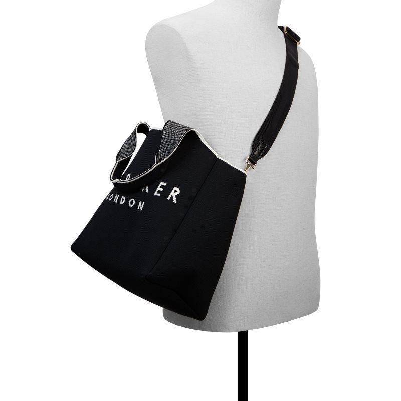 Ted Baker Sara - Small Knit Tote Noir | 593164-SIC