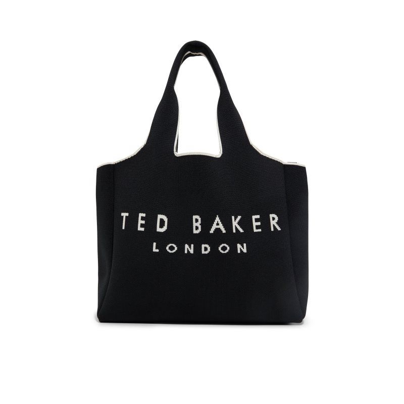 Ted Baker Sara - Small Knit Tote Noir | 593164-SIC