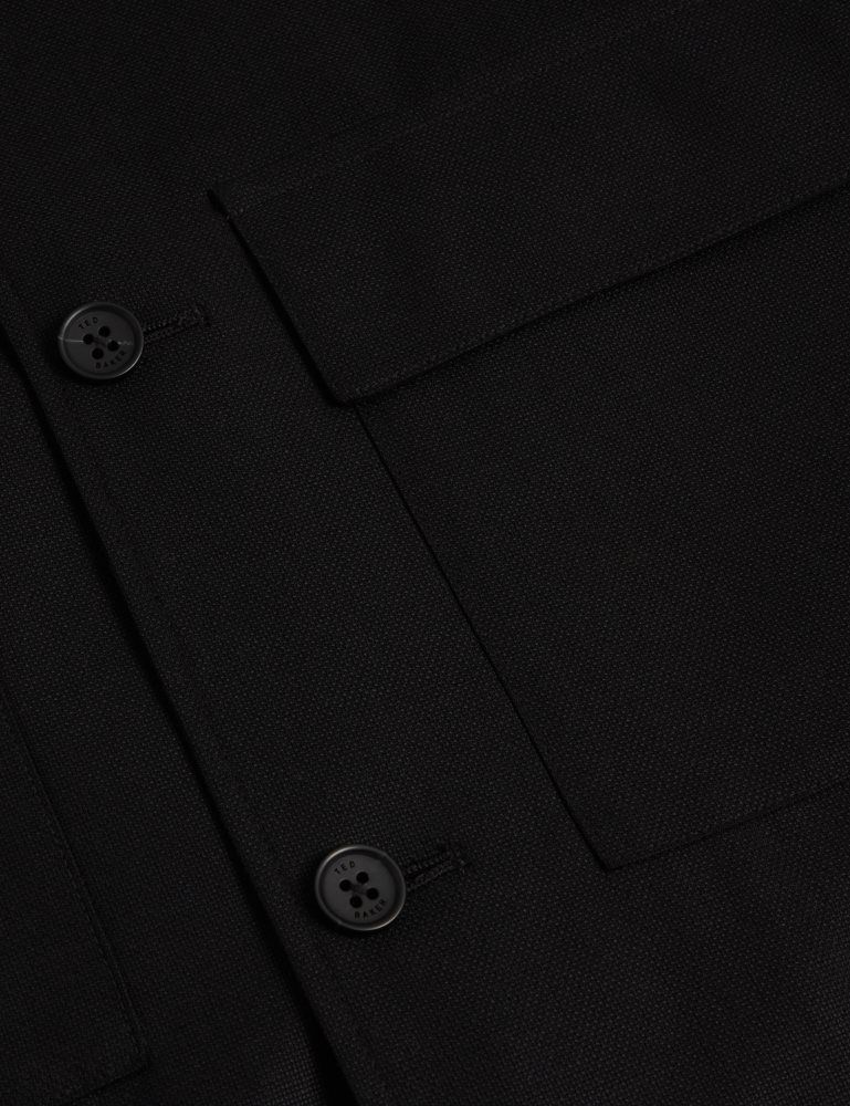 Ted Baker Selwynj - Lightweight Wool Blend Jacket Noir | 914372-BIJ