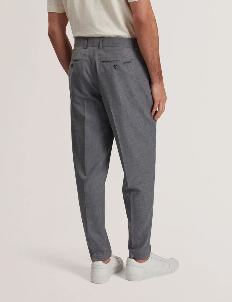 Ted Baker Selwynt - Lightweight Wool Blend Trouser Grise | 703516-CAB