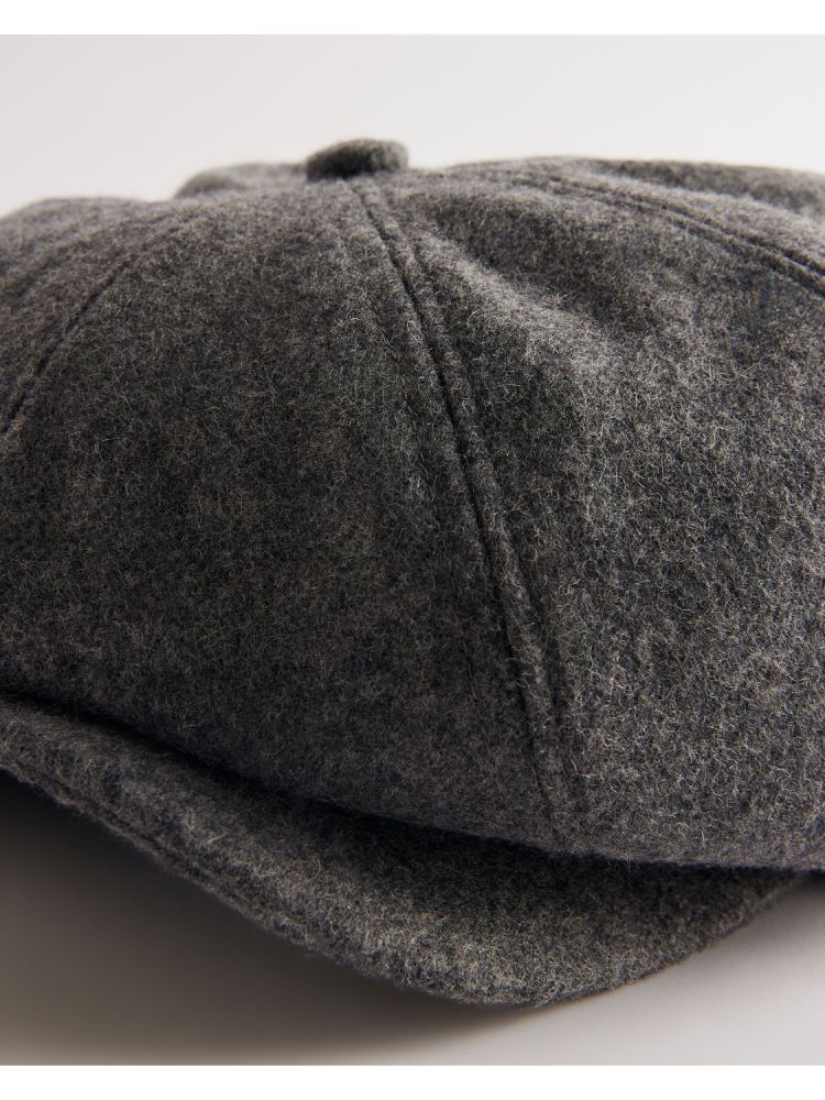 Ted Baker Simonns - Wool Blend Baker Boy Hat Grise | 693824-XBQ