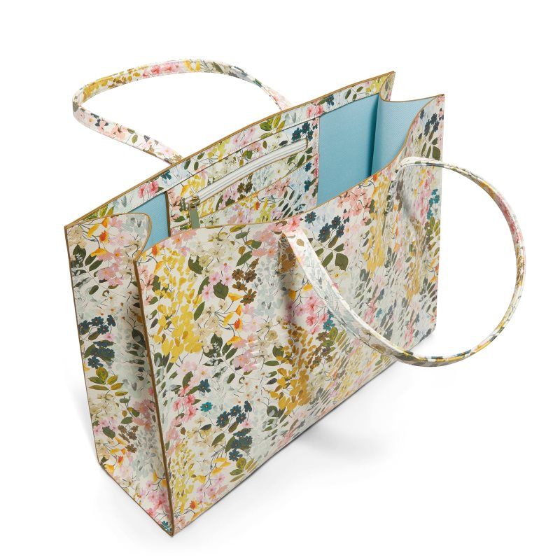 Ted Baker Sukicon - Large Icon Tote Jaune Multicolore | 296584-NVM