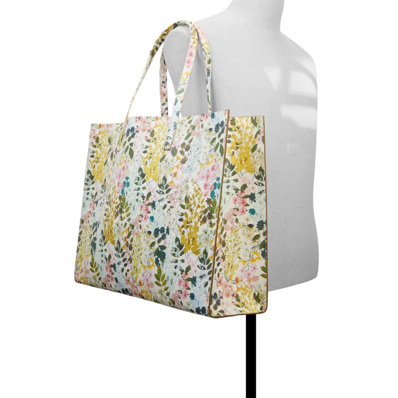 Ted Baker Sukicon - Large Icon Tote Jaune Multicolore | 296584-NVM