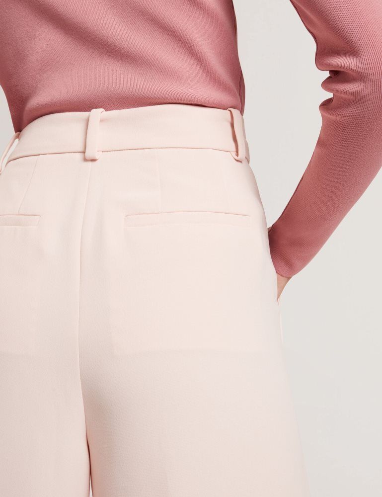 Ted Baker Tragat - Ultra Wide Leg Woven Tailored Trousers Rose | 457213-EKT