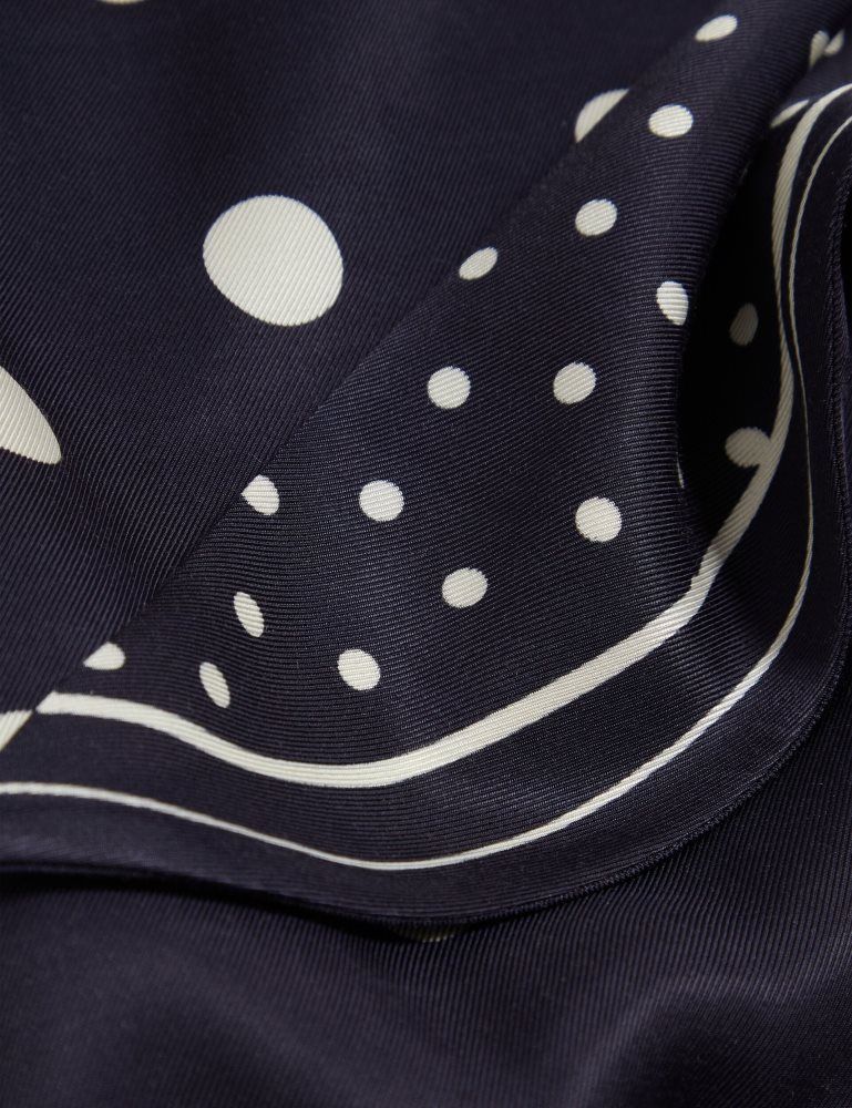 Ted Baker Veiraa - Polka Dot Tie Front Sleeveless Crop Top Bleu Marine | 318569-EAM